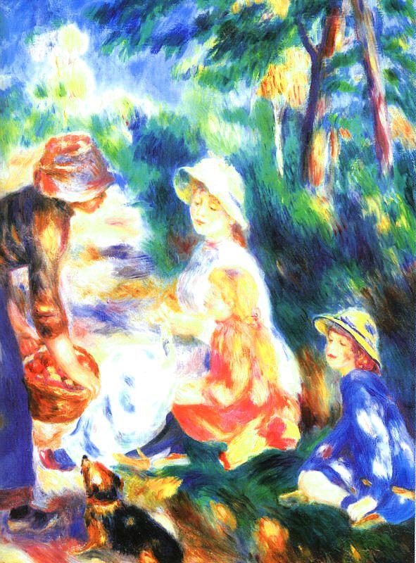 Pierre Renoir The Apple Seller oil painting image